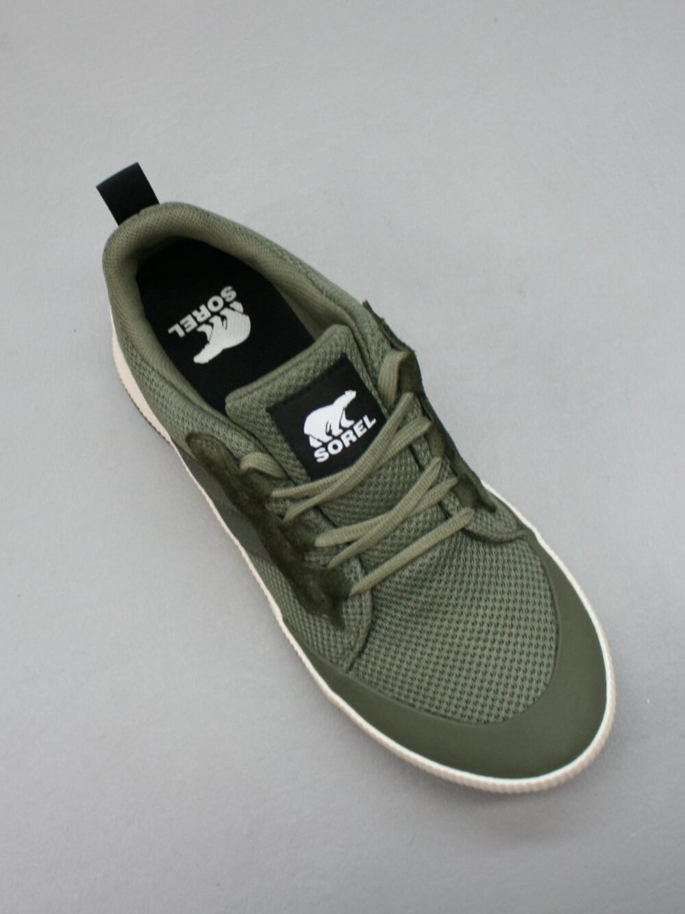 SOREL Ladies 7.5 Out 'N About III Low Stone Sage Green Waterproof Shoes Sneakers - Picture 7 of 12